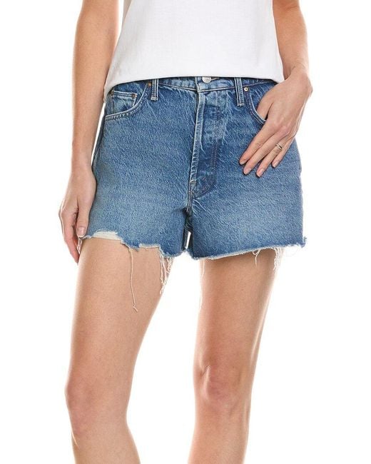Mother Blue The Main Course Denim Short