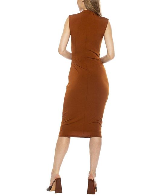 Alexia Admor Brown Jan Sheath Dress