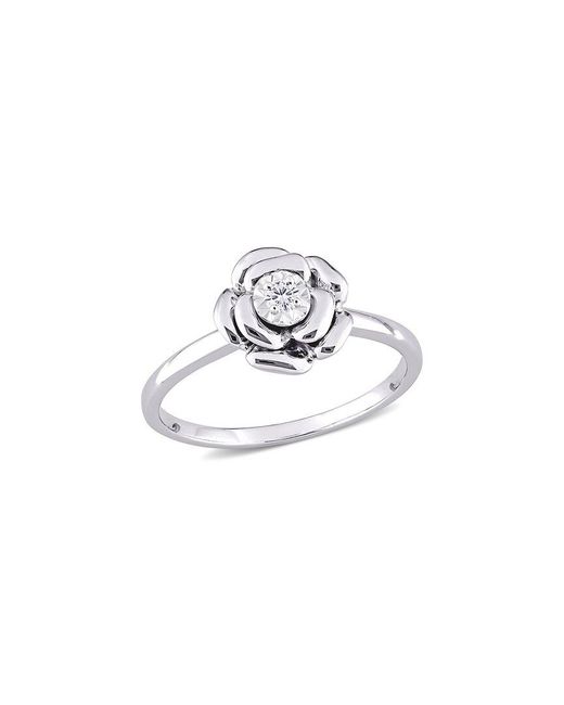 Rina Limor White 0.05 Ct. Tw. Diamond Ring