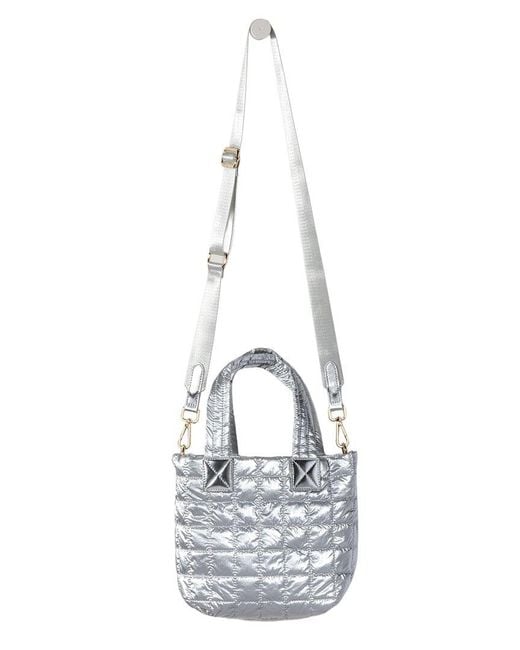 Shiraleah White Logan Mini Tote Crossbody