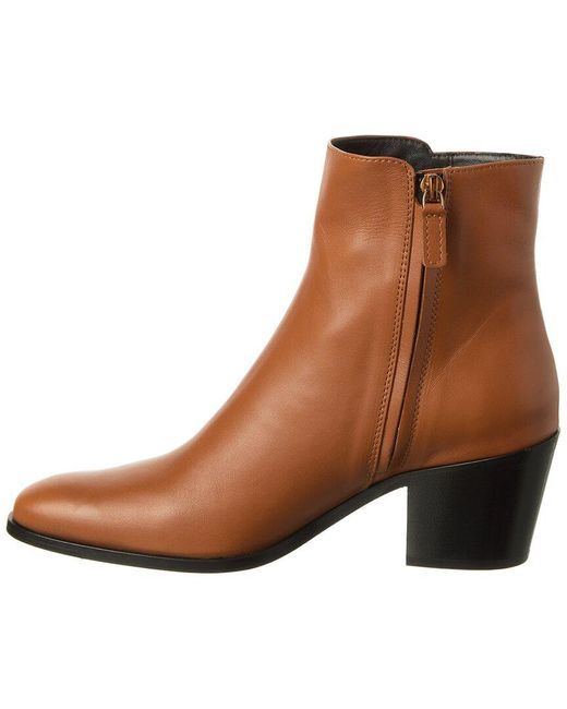 Tod's Brown Leather Bootie