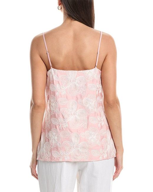Anne Klein Pink Sleeveless V-Neck Cami