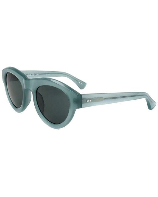 Linda Farrow Blue Dries Van Noten By Linda Farrow Dvn66 51mm Sunglasses