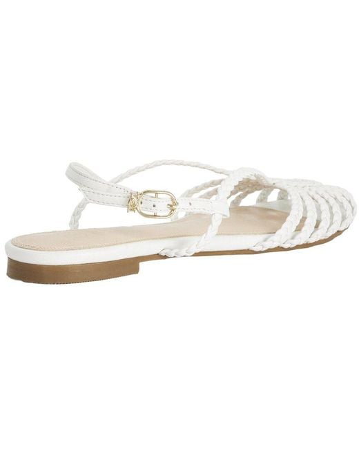 Dune White Hoopla Sandal