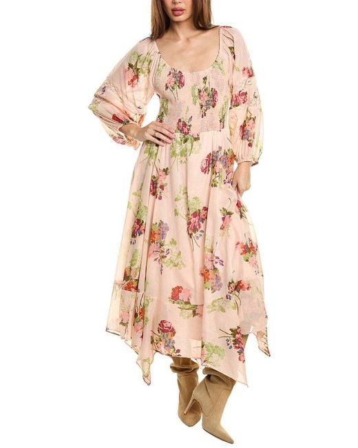 Free People | Dresses | Free People Morning Glory Butterfly Floral Dreamy Maxi Dress 645824d8253a8c8e012c1bfd