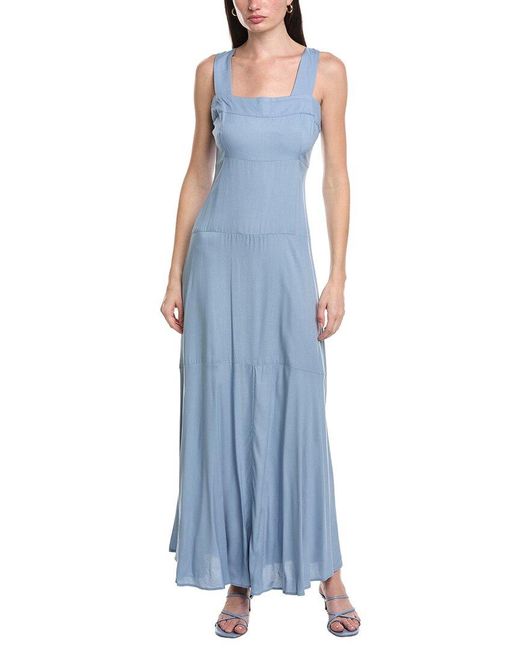 Vince Camuto Blue Paneled Tank Dress