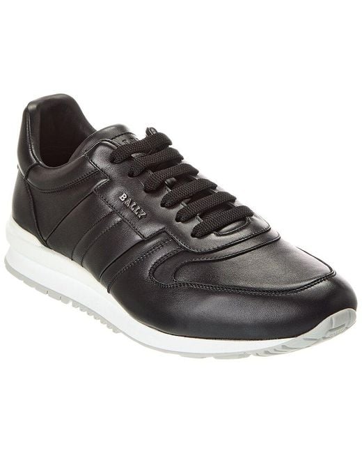 Bally Black Asler Leather Sneaker for men