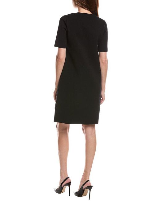 Lafayette 148 New York Black Knit Dress