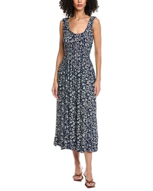 Faherty Brand Blue Sunseeker Dress