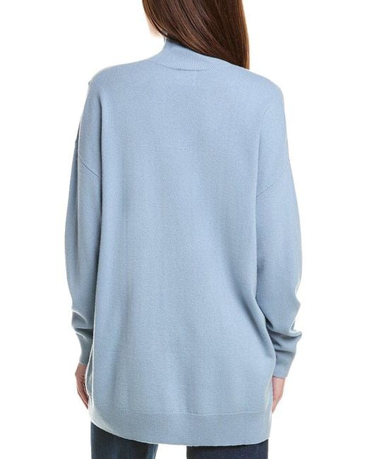 Leset Blue Zoe Oversized Wool & Cashmere-Blend Sweater