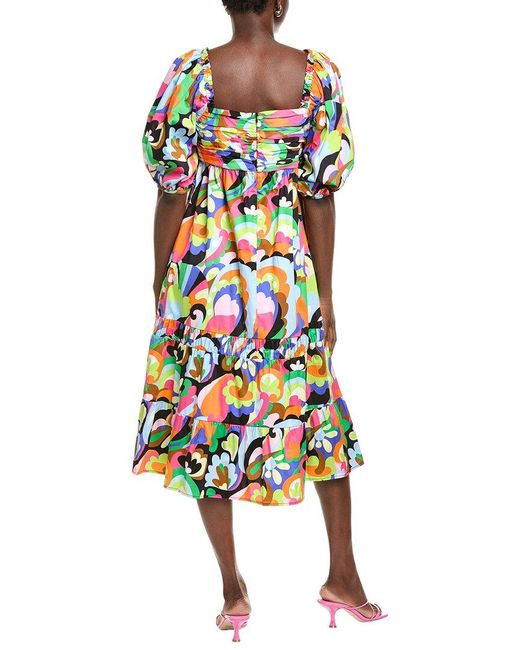 CROSBY BY MOLLIE BURCH White Emerson Midi Dress