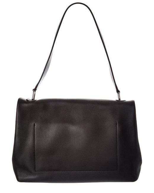 Max Mara Black Leather Shoulder Bag