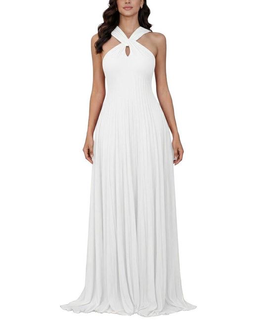 Tedora White Maxi Dress
