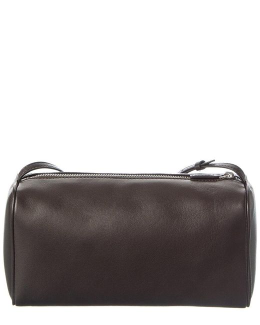 The Row Gray Leather Crossbody