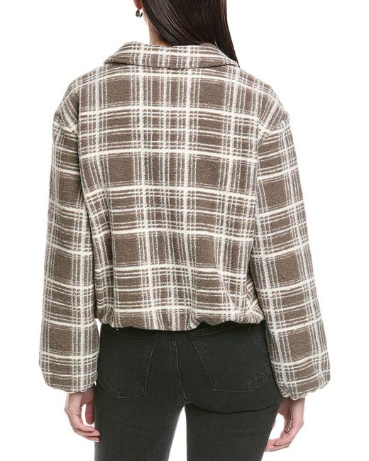 Vince Camuto Gray Khaki Bubble Jacket