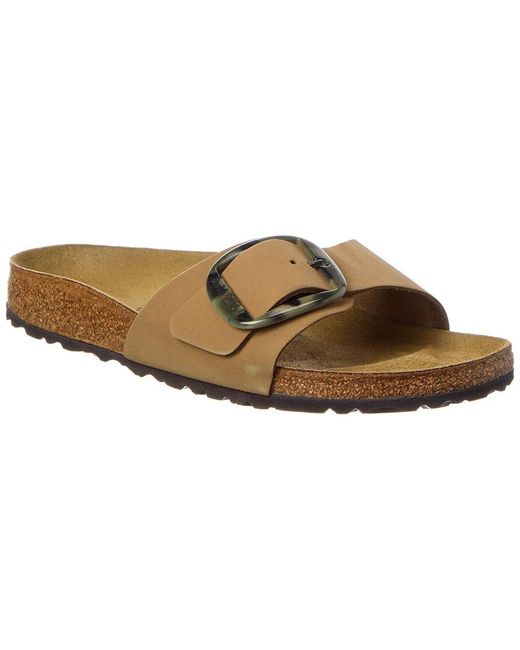 Birkenstock Brown Madrid Big Buckle Narrow Leather Sandal