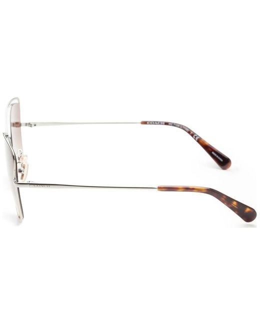 COACH White Hc7106 55Mm Sunglasses