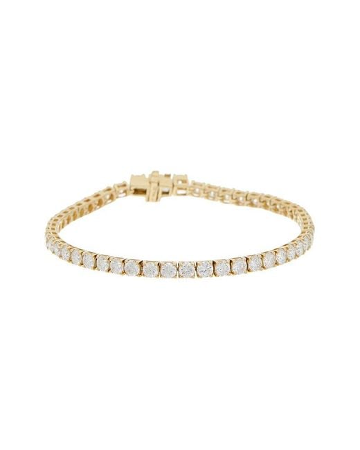 Diana M Metallic 14K 7.00 Ct. Tw. Lab-Grown Diamond Tennis Bracelet