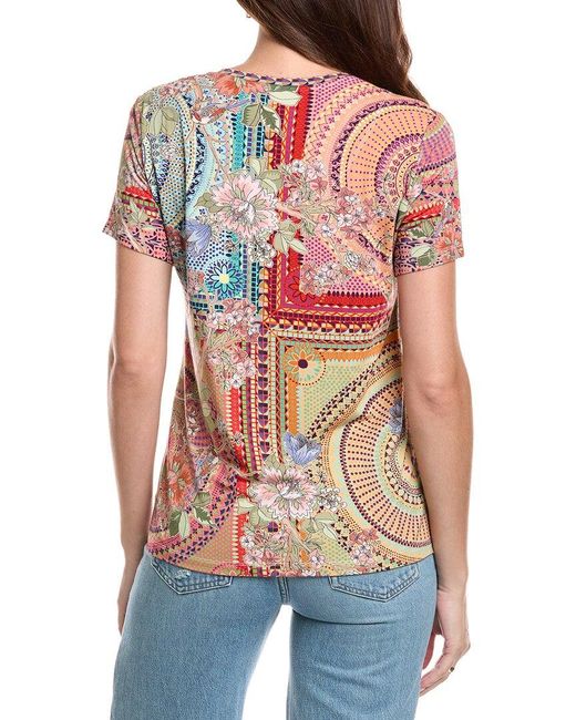 Johnny Was Red Janie Favorite Top