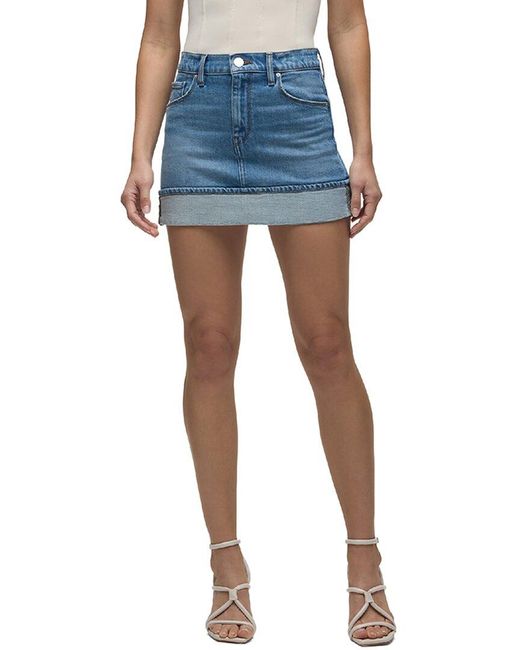 Hudson Blue Cuff Mini Skirt