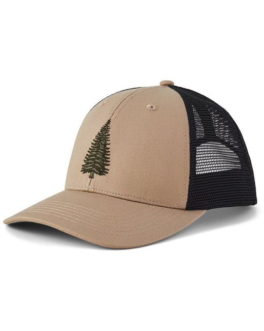 Life Is Good. Natural Trucker Hat for men