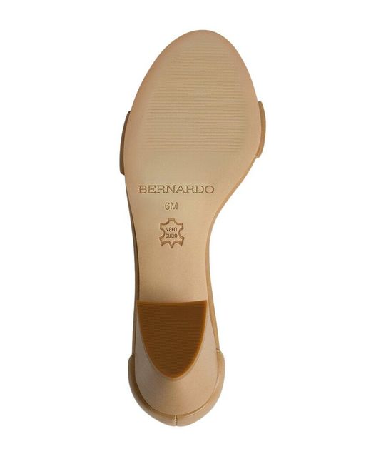 Bernardo Metallic Bowie Leather Sandal