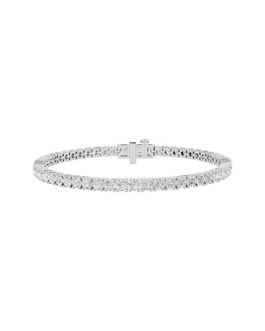 Lab Grown Diamonds White 14K 8.00 Ct. Tw. Lab-Grown Diamond Bracelet
