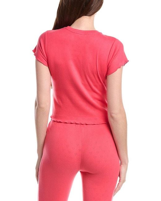 Pj Salvage Pink Tropical Dreams T-Shirt