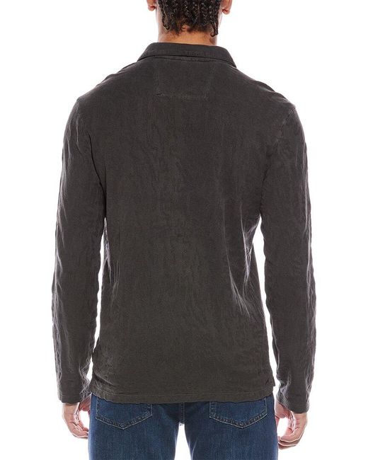 John Varvatos Gray Adam Polo Shirt for men