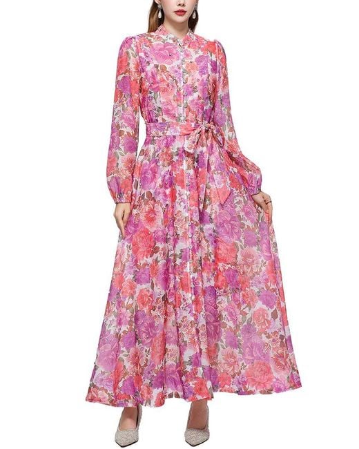 Kaimilan Pink Maxi Dress