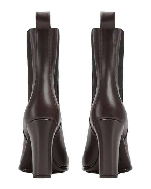 Bottega Veneta Brown Storm Leather Chelsea Boot