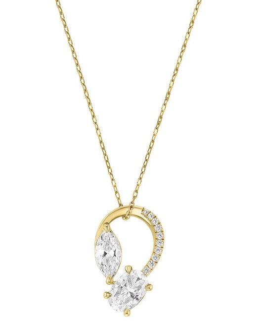 Effy Fine Jewelry Metallic 14K 2.55 Ct. Tw. Lab-Grown Diamond Necklace