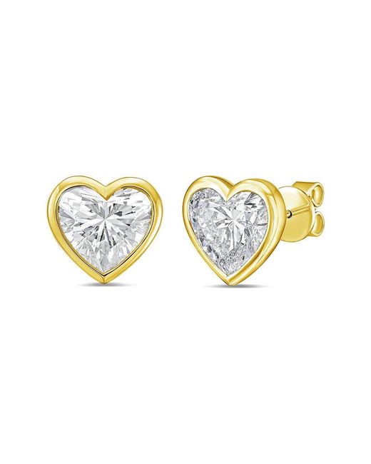 Diana M White Diana M. 14K 6.00 Ct. Tw. Lab-Grown Diamond Stud Earrings