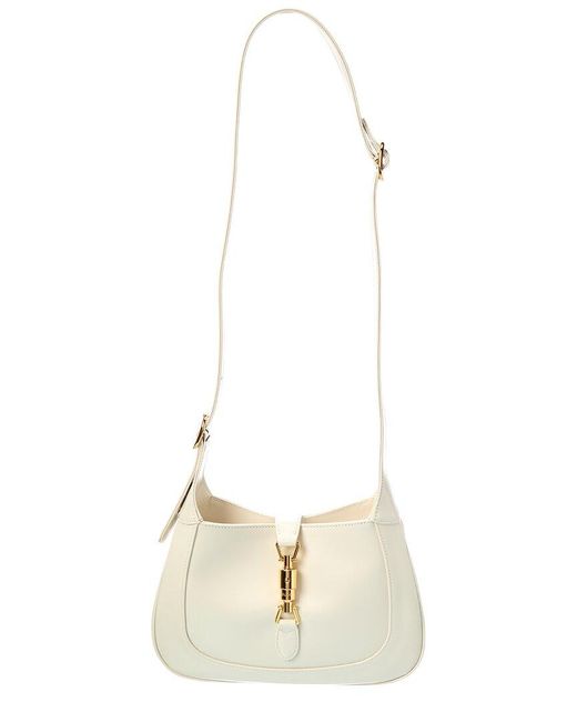 Gucci Natural Jackie 1961 Small Leather Hobo Bag