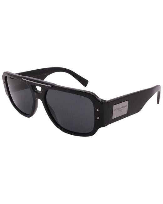 Dolce & Gabbana Black Dg4482 57Mm Sunglasses