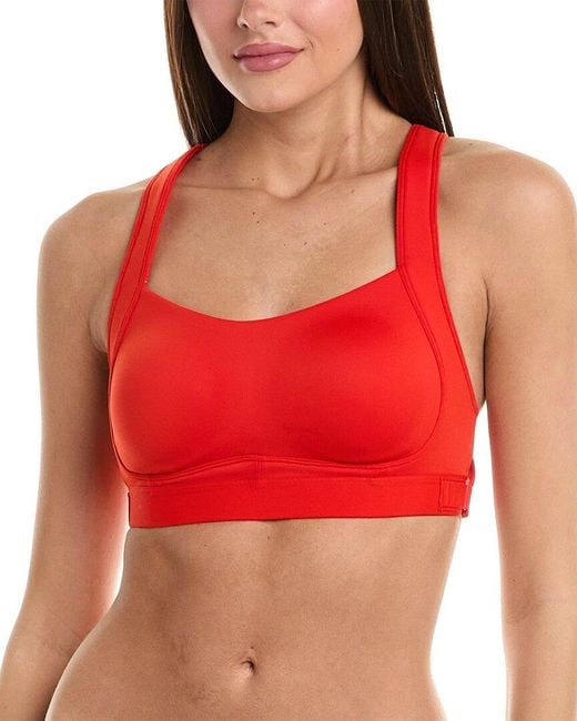 Free People Red Make A Move Bra