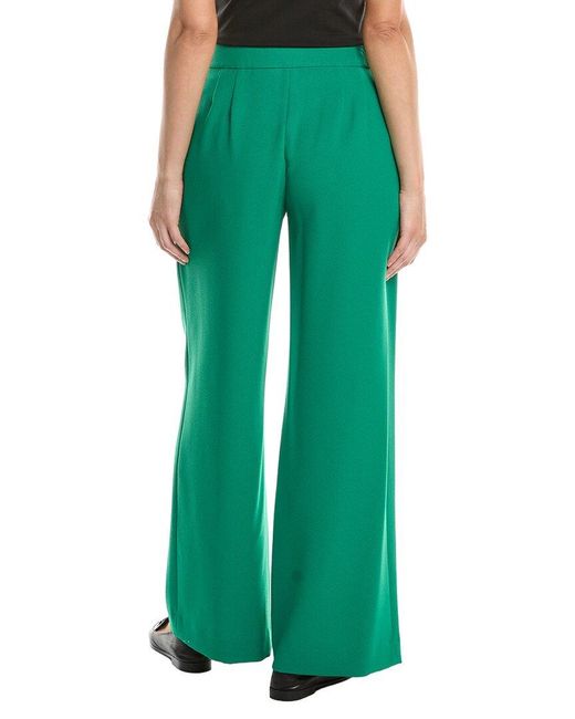 Tahari Green Crepe Pant