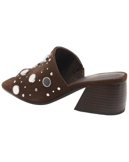 Free People Brown Mirage Leather Mule