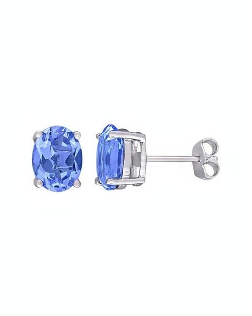 Donatello Gian Blue Stud Earrings