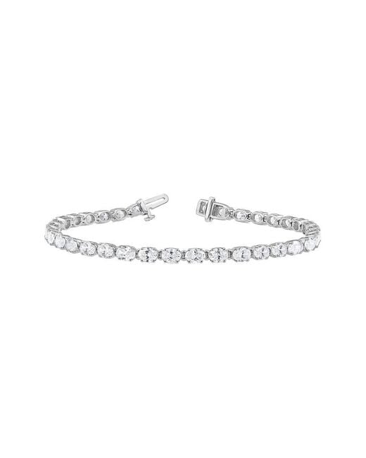 Lab Grown Diamonds White 14K 6.97 Ct. Tw. Lab Grown Diamond Bracelet
