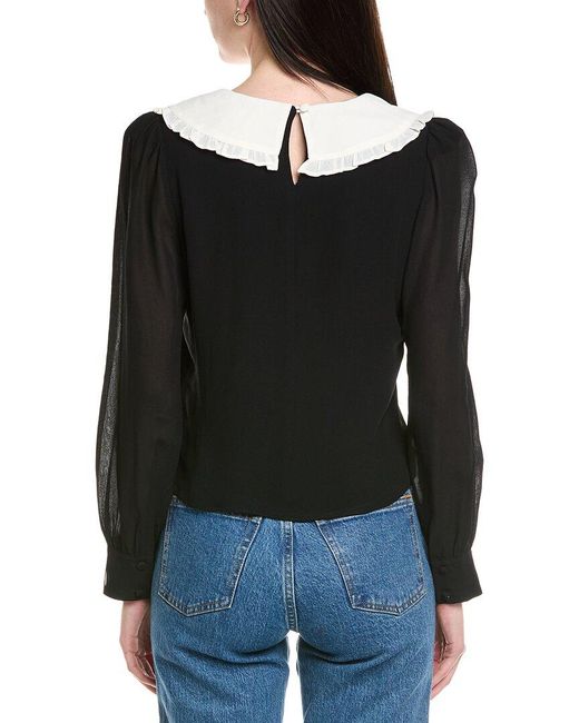 Seraphin Black Blouse