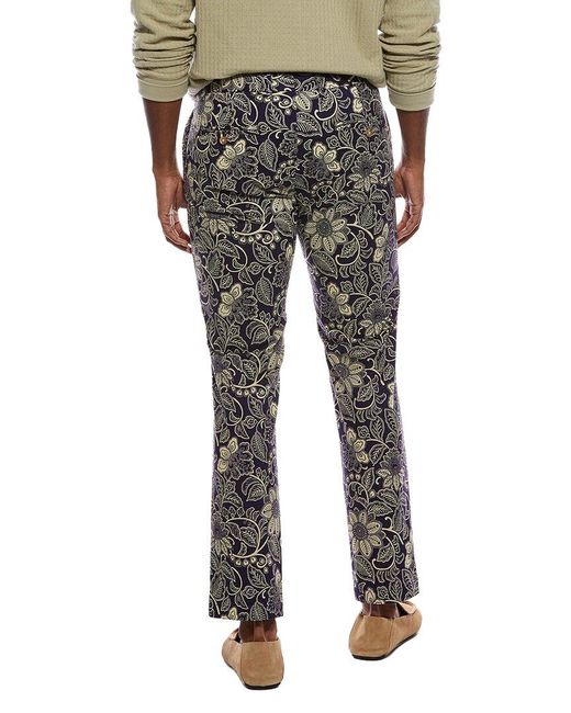 J.McLaughlin Gray Lukas Printed Pant for men