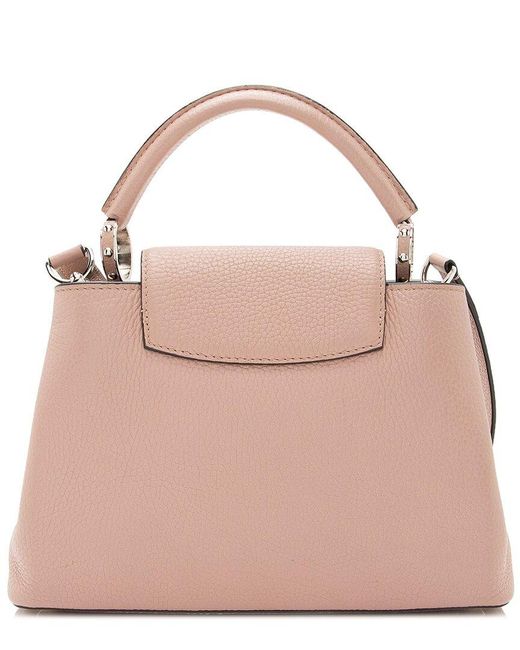 Louis Vuitton Pink Taurillon Leather Capucines Bb (Authentic Pre-Owned)