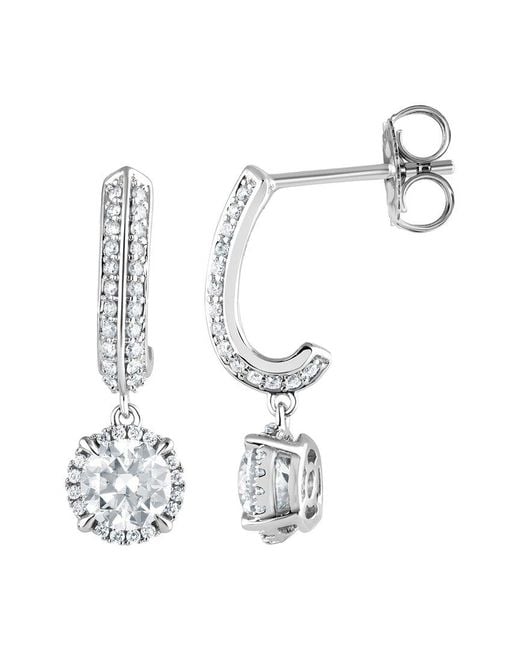 Lab Grown Diamonds White 14K 1.50 Ct. Tw. Lab-Grown Diamond Drop Earring