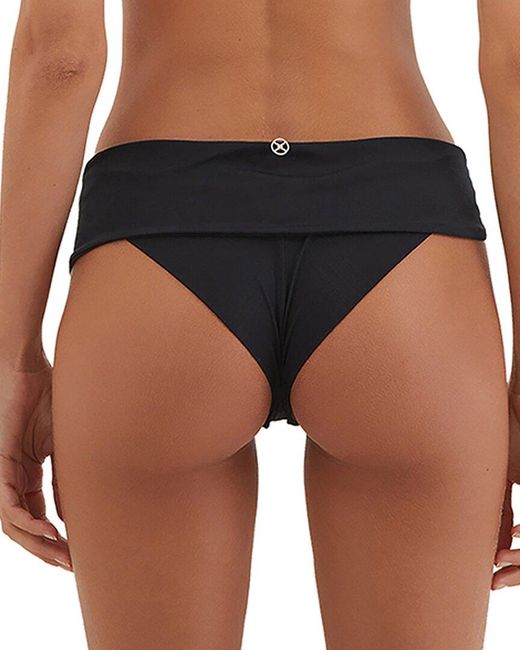 ViX Black Solid Sama Cheeky Bottom