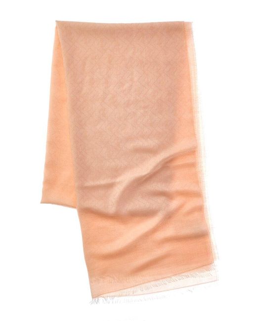 Fendi Pink Ff Cashmere & Silk-Blend Scarf
