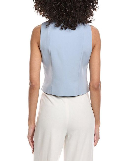 Kenneth Cole Blue Fitted Vest