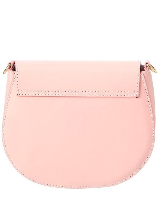 Isabella Rossetti Pink Charlotte27 Leather Shoulder Bag