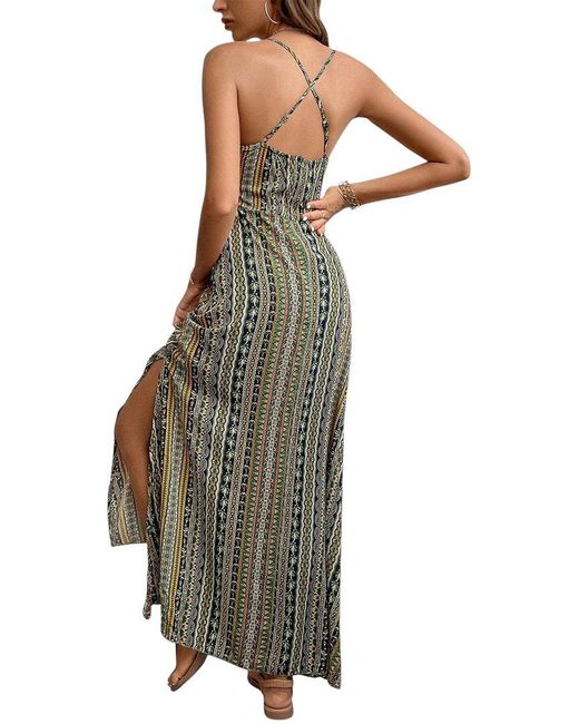 Kayla Paris Green Maxi Dress