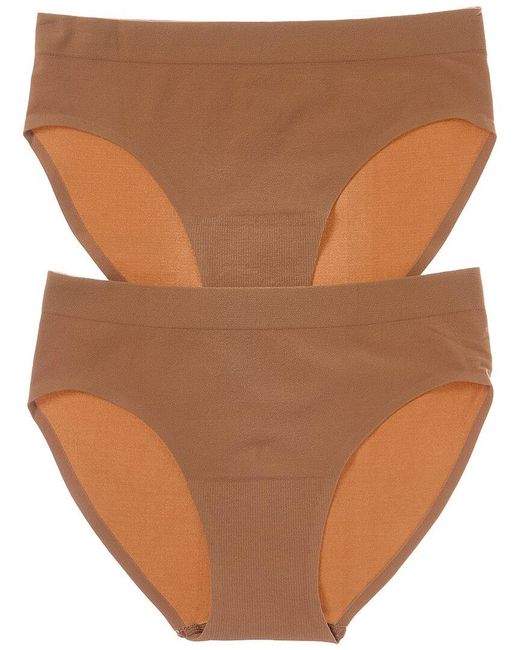 Commando Brown Commando Set Of 2 Ballet Body Bikini Bottom Panty